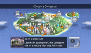 Pokétopia Neon Colosseum Map.png