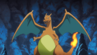 Red's Charizard ↔ Mega Charizard X