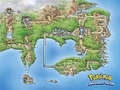 Map of the Kanto region from Generation III