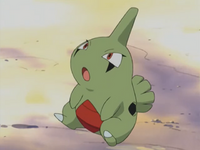 Ash's Larvitar