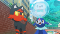 The Alola region starter Pokémon owned by Ash and Lana