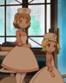 Serena in a Nurse Joy outfit